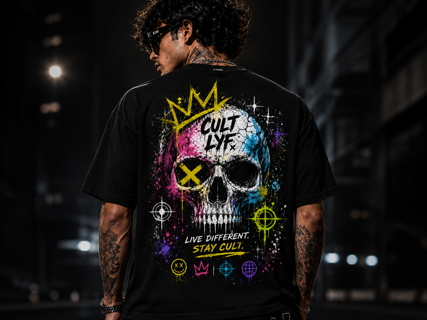 Colorful Skull - Cult Lyf